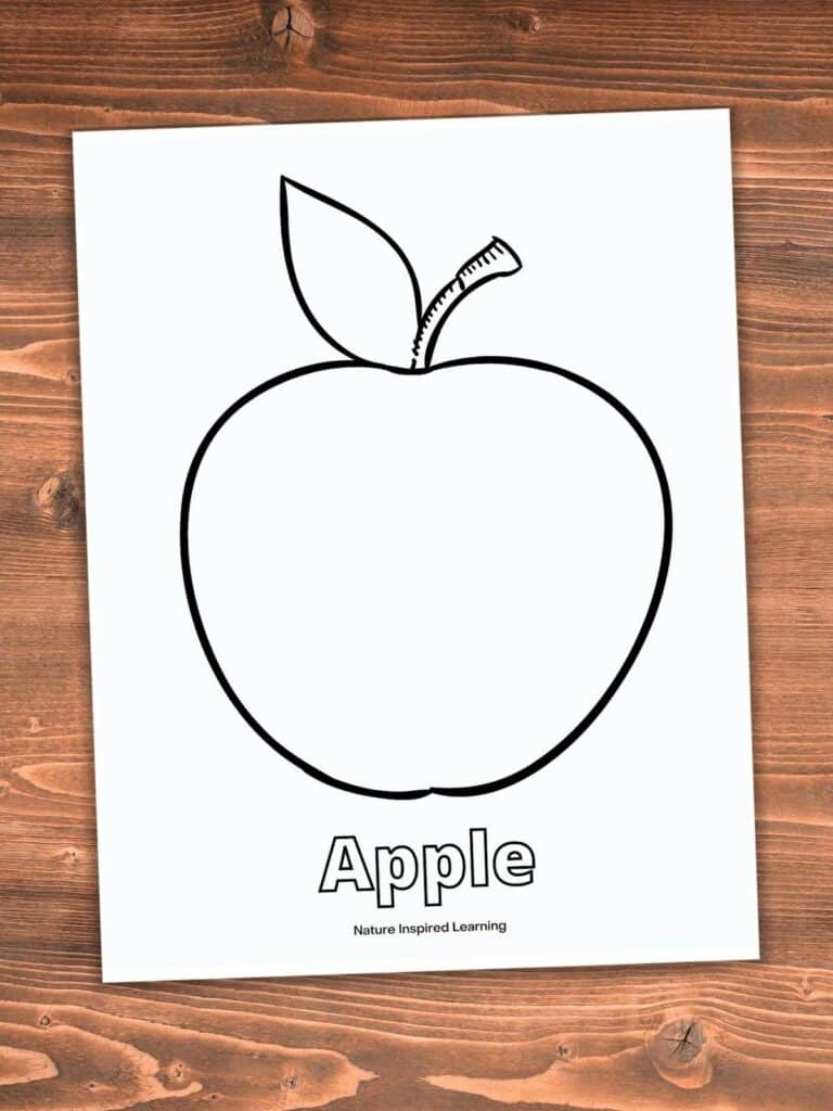 The best apple coloring pages for fall