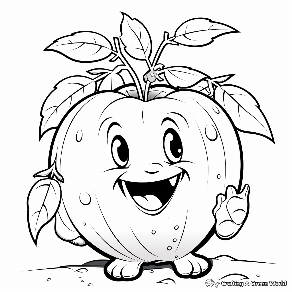 Apple coloring pages