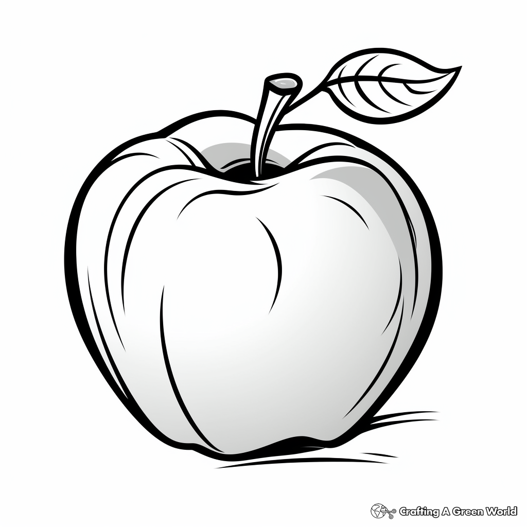 Apple coloring pages