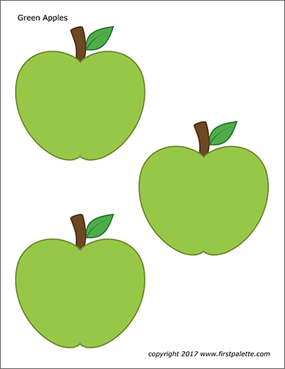 Apples free printable templates coloring pages