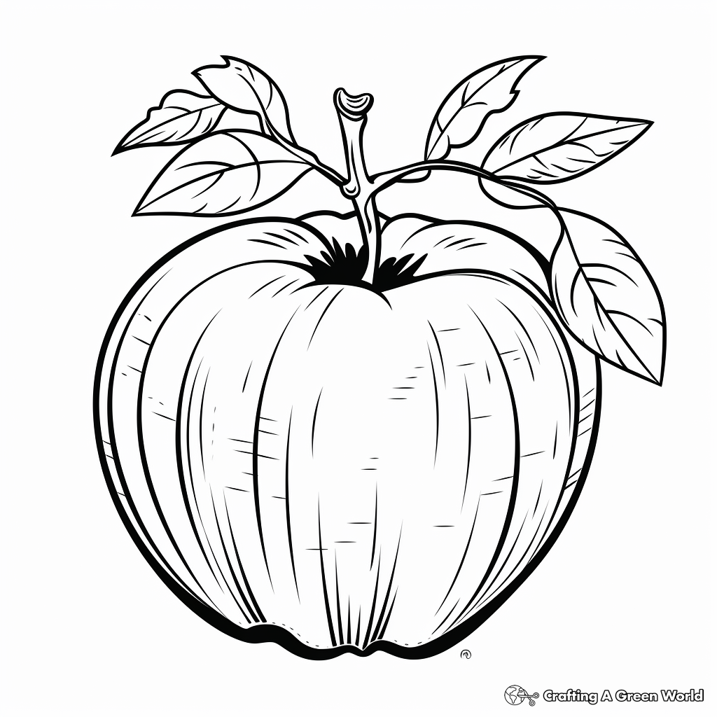 Apple coloring pages