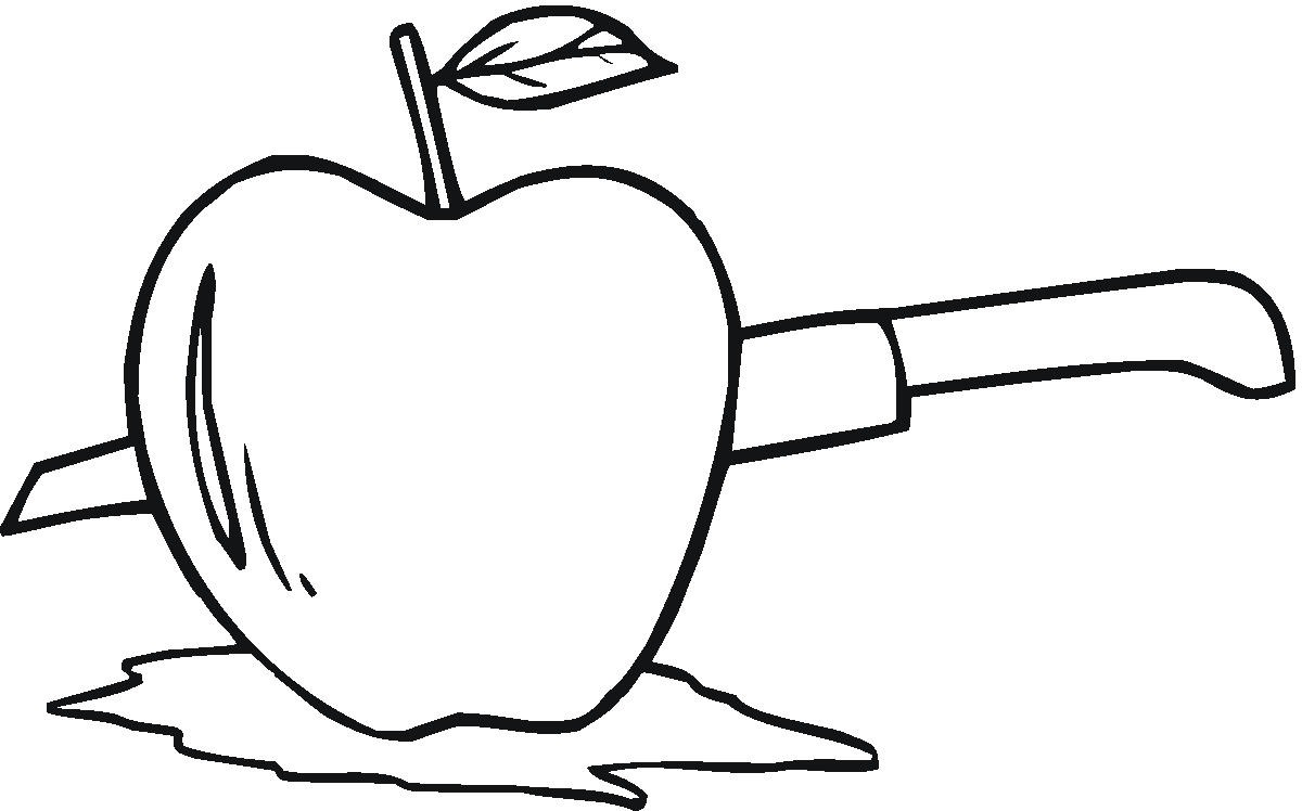 Free printable apple coloring pages for kids