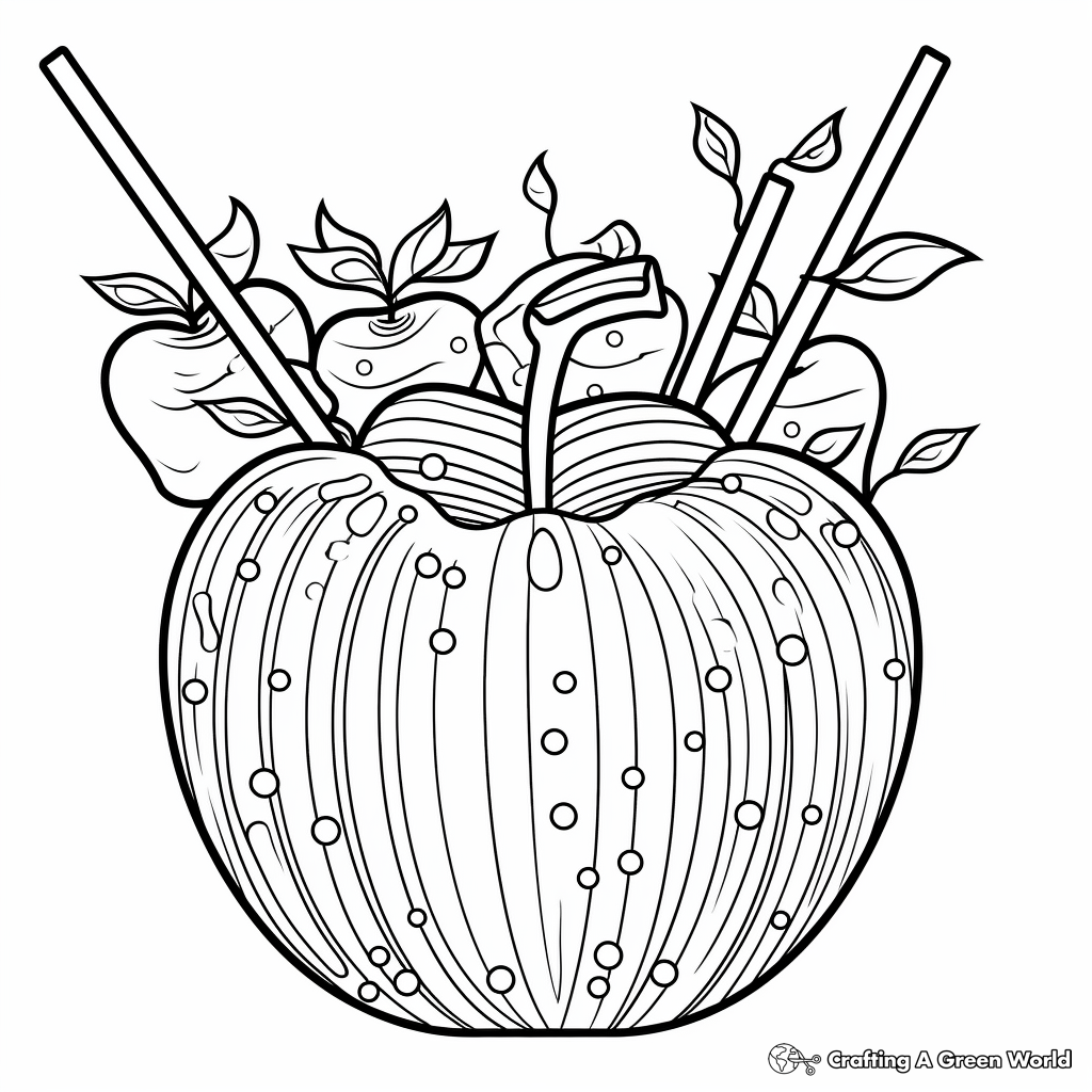 Apple coloring pages