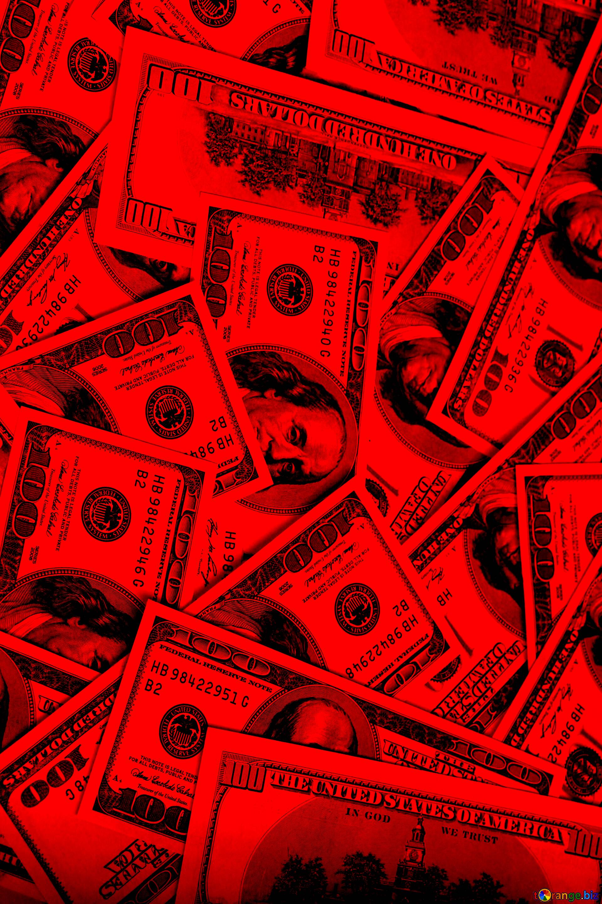 Download free picture dollars red background on cc
