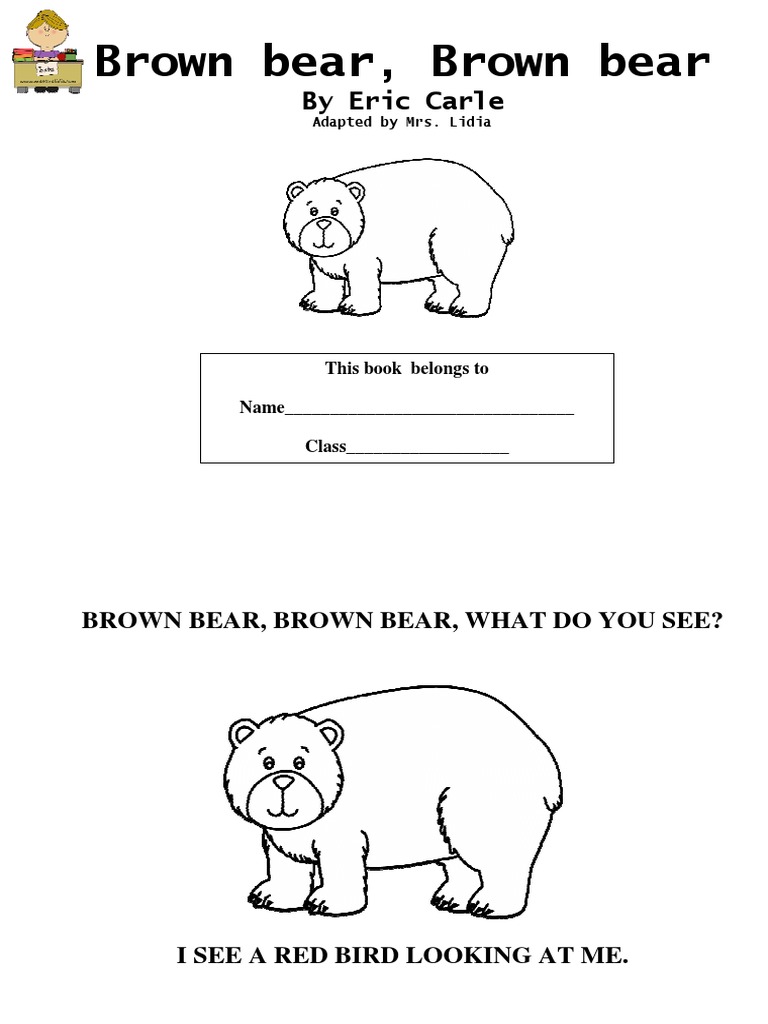 Brown bear what do you see pdf