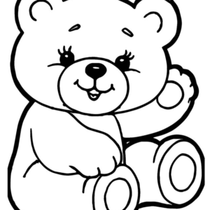 Teddy bear coloring pages printable for free download