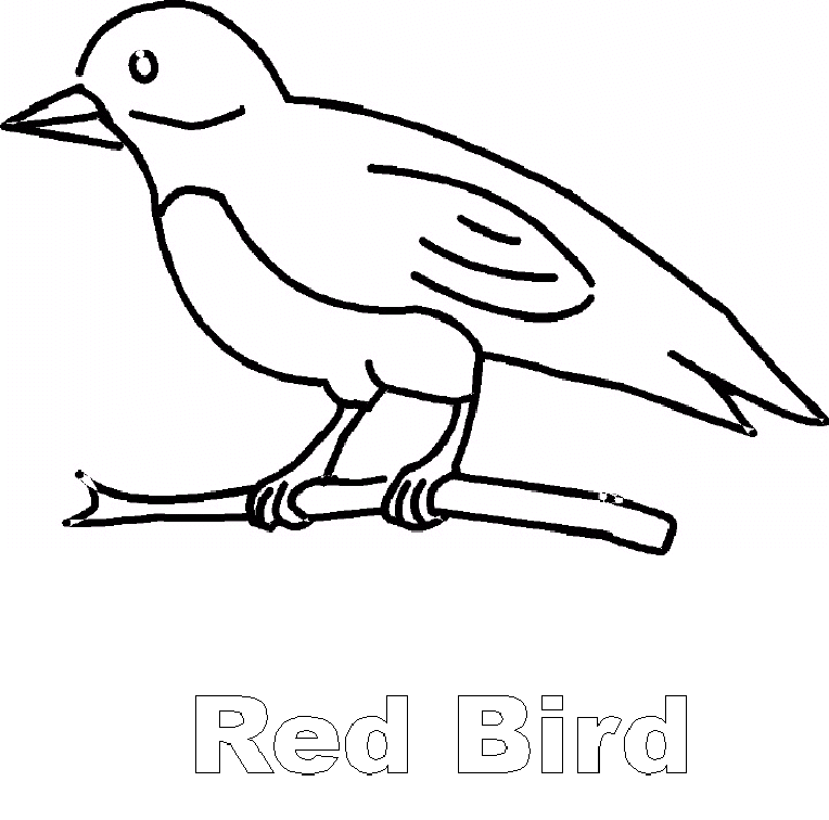 A to z kids stuff red bird