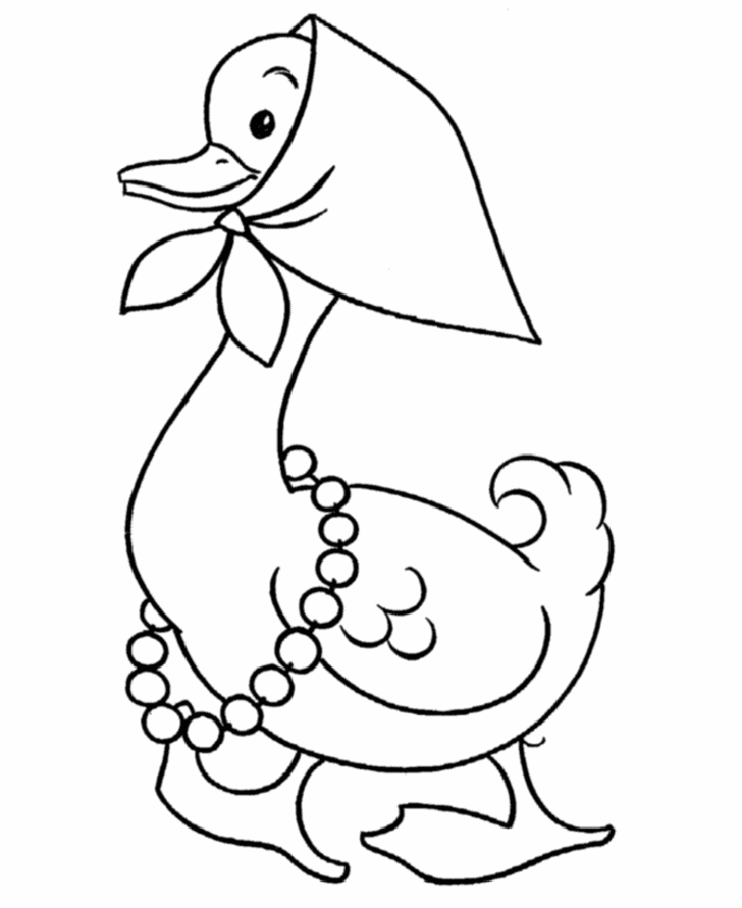 Geese coloring pages