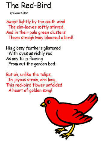 Poem the red