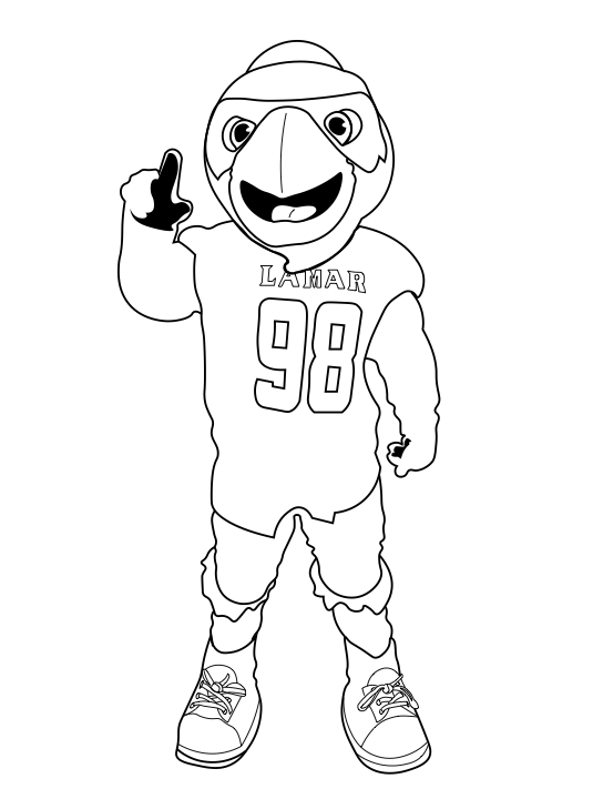 Big red coloring pages