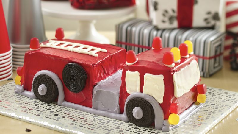 Fire engine cake recipe