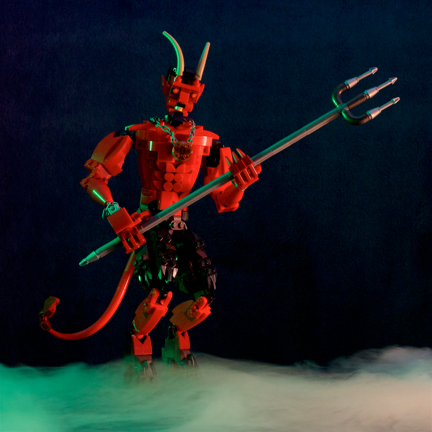 Custom lego red devil demon