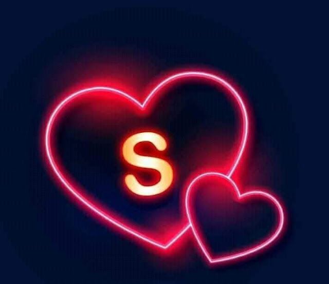 Red glowing heart a to z plete alphabet dpz for girlz s letter images black background wallpaper s love images