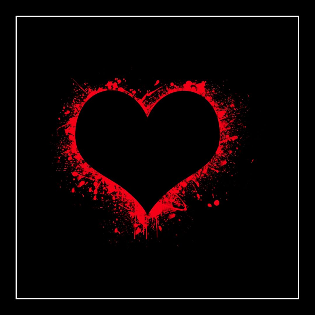 Ð whatapp dp image â dark red love heart symbol download free