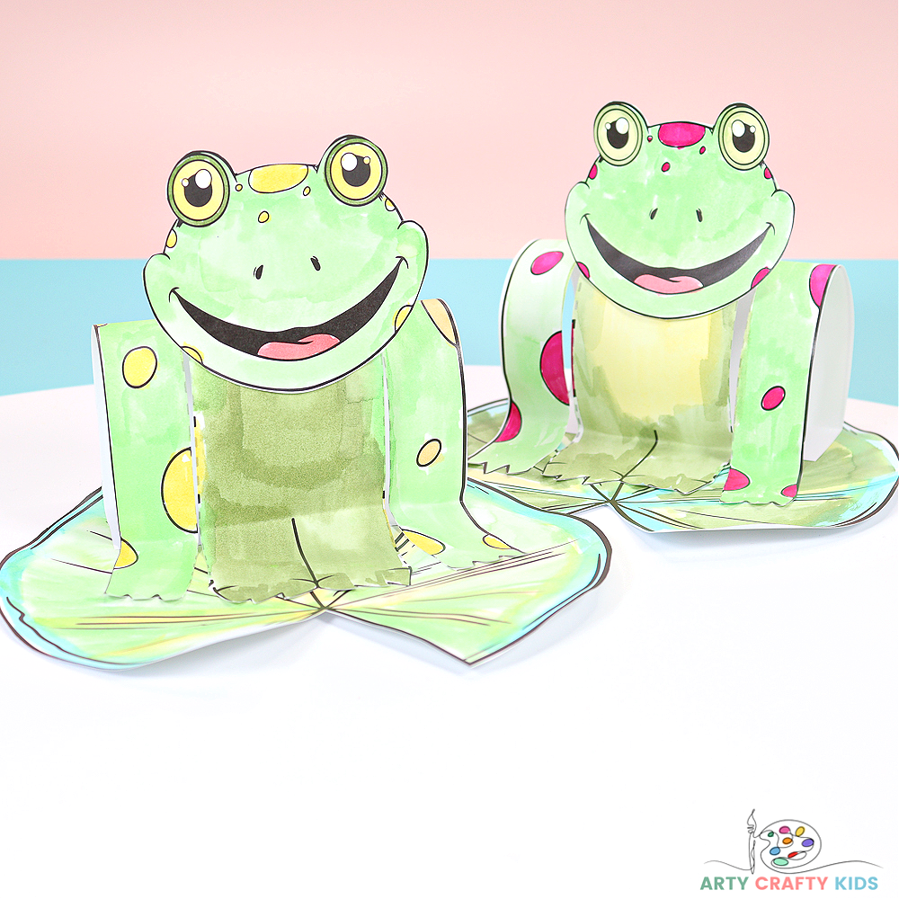 D printable frog craft