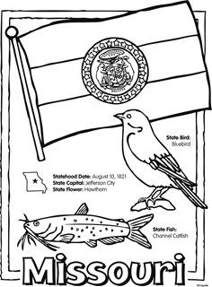 Us states free coloring pages