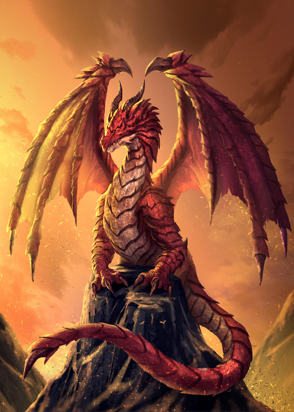 Download Free 100 Red Fire Dragon 7822
