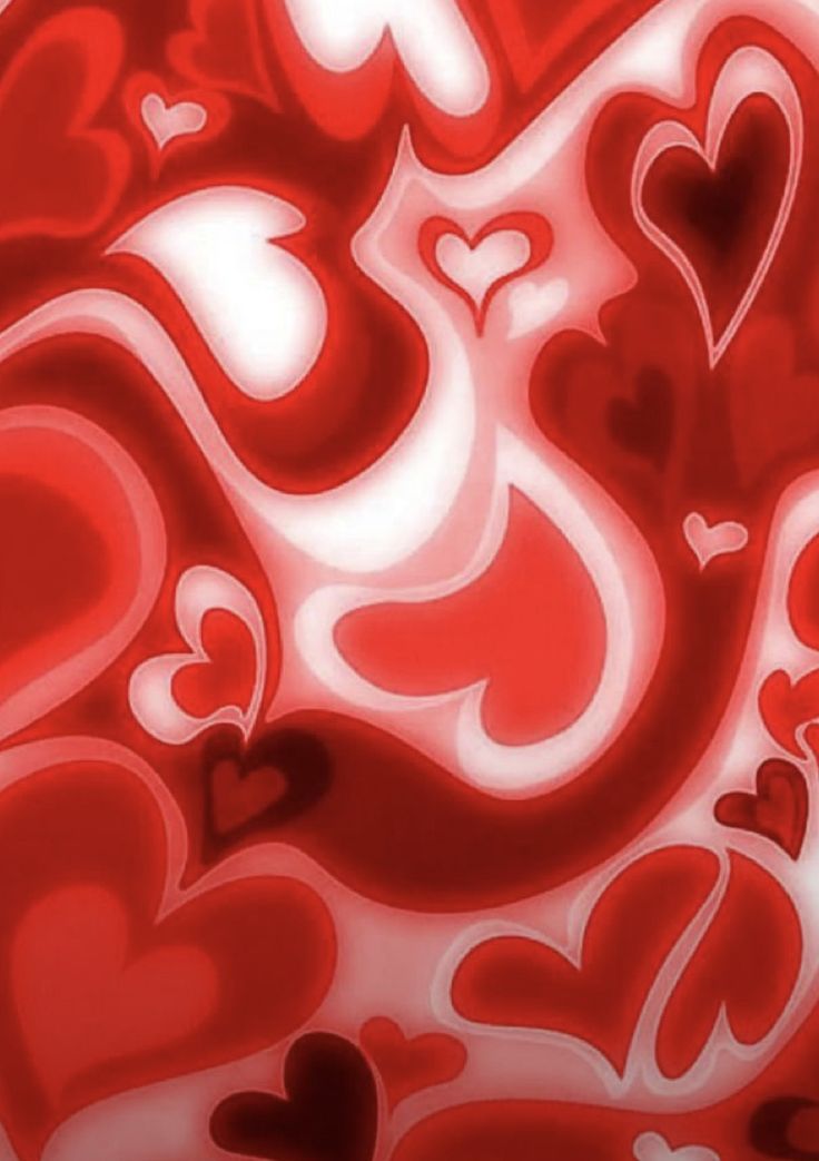 Red hearts âï aesthetic iphone wallpaper christmas wallpaper abstract artwork in heart iphone wallpaper yk aesthetic wallpaper aesthetic iphone wallpaper