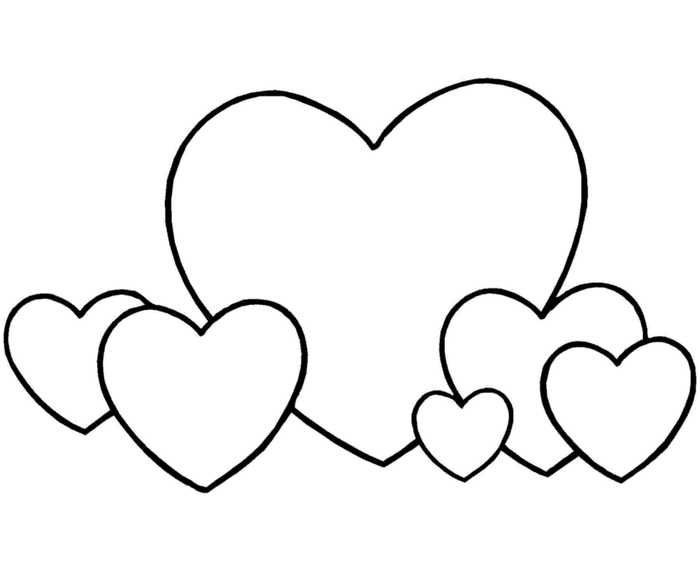 Printable heart coloring pages pdf