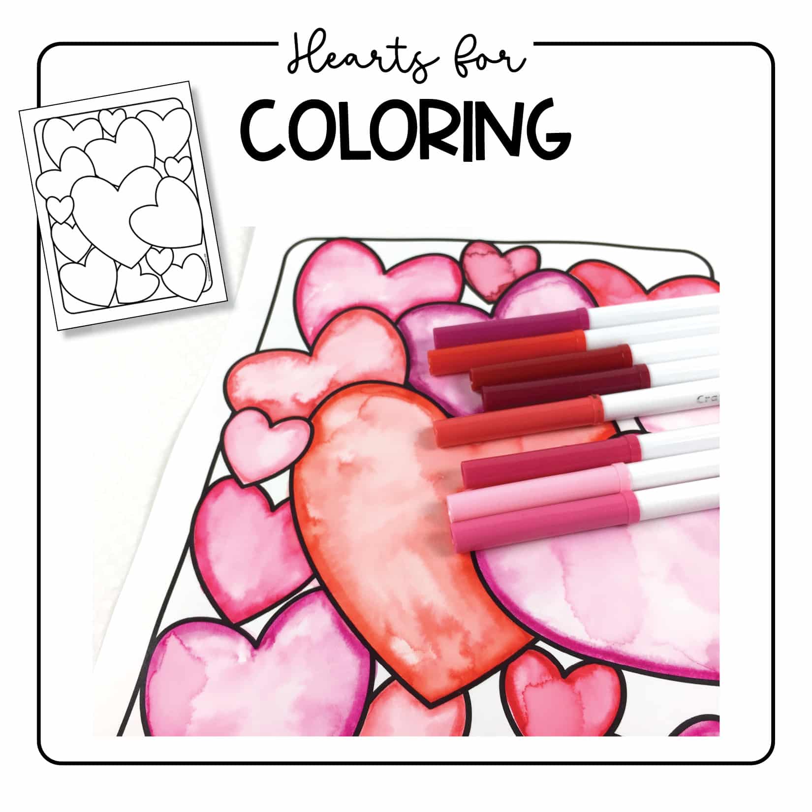 Heart coloring pages â valentines day coloring pages