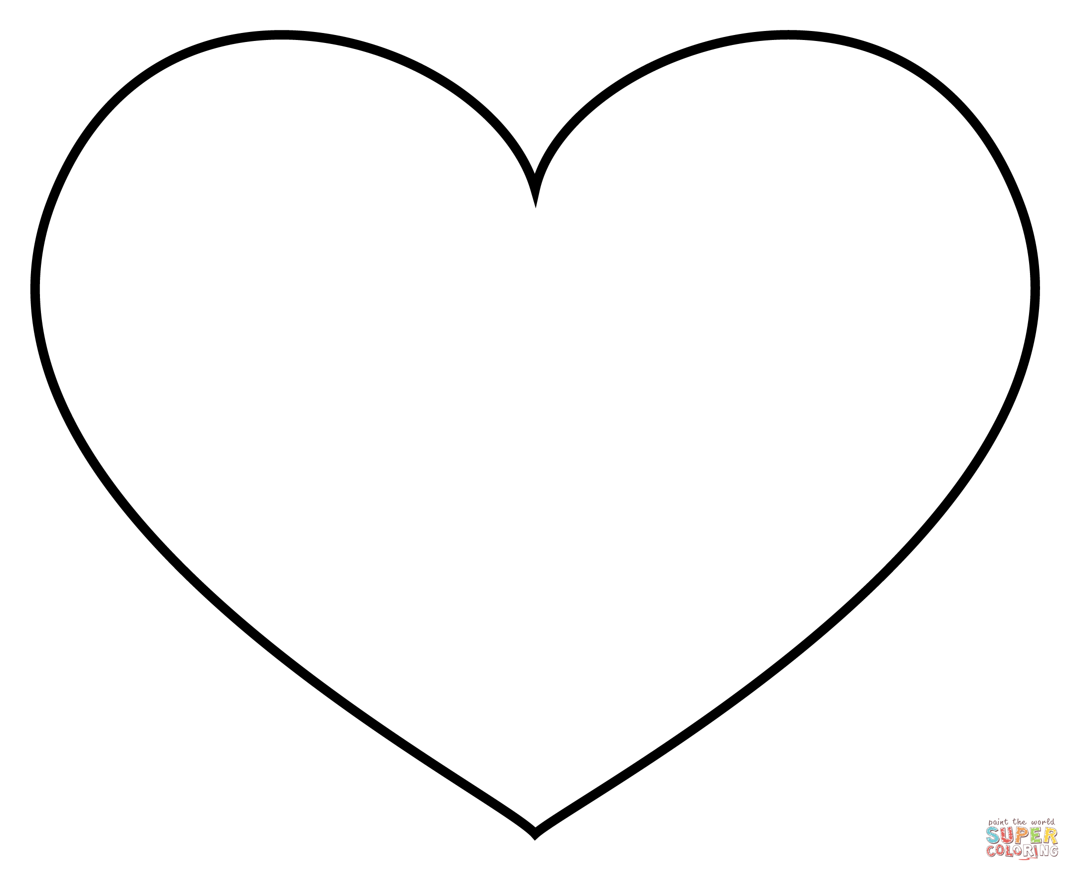 Red heart coloring page free printable coloring pages