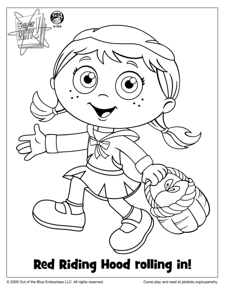 Wonder red riding hood coloring page kidsâ kids for parents