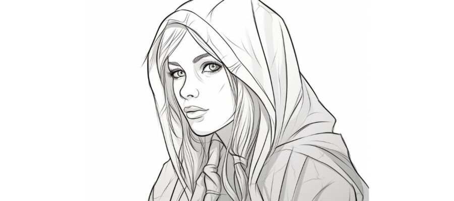 Little red riding hood coloring pages