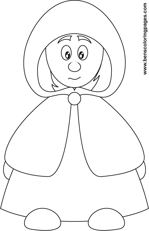 Little red riding hood coloring pages