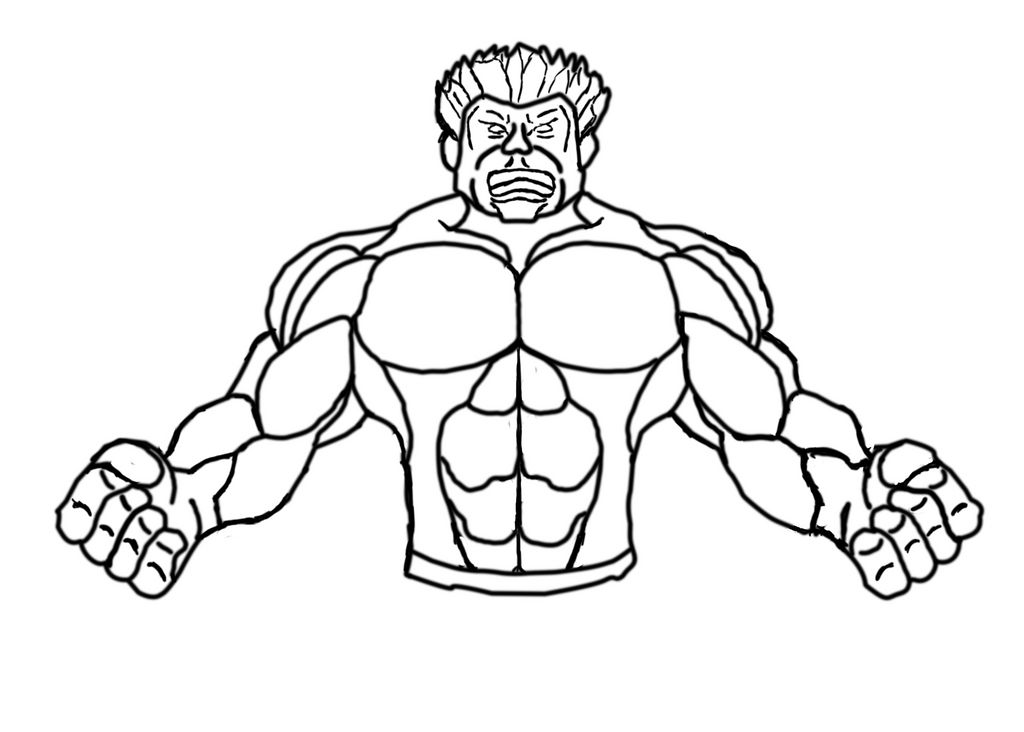 Red hulk modelpencil by pkpulsefall on