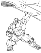 Hulk coloring pages free coloring pages