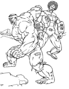 Hulk coloring pages free coloring pages