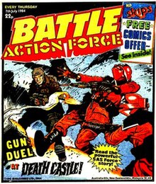 Action force comic strip