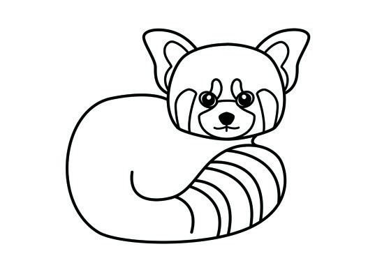 Red panda coloring page panda coloring pages christmas panda minion coloring pages