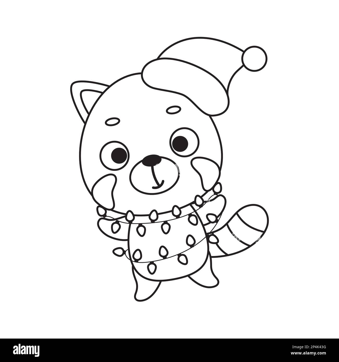 Panda coloring cut out stock images pictures