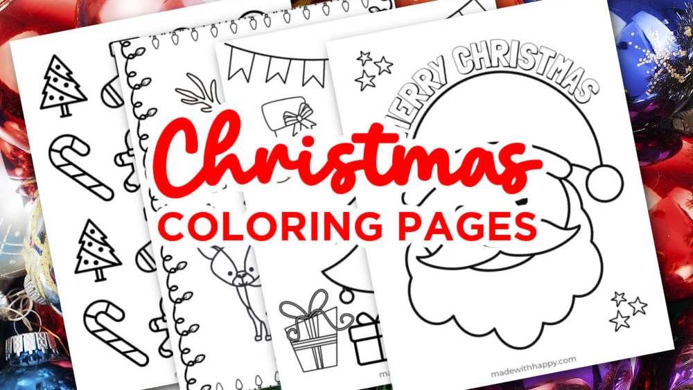 Free christmas coloring pages printables