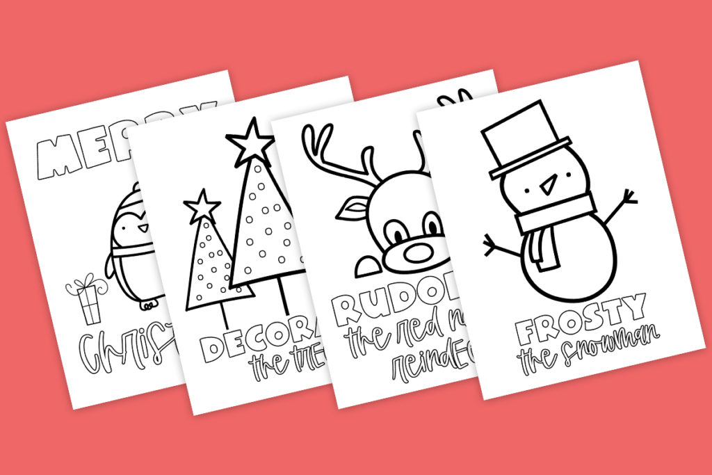 Free printable christmas coloring pages