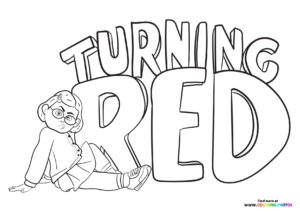 Turning red pages free printable sheets and pages find more