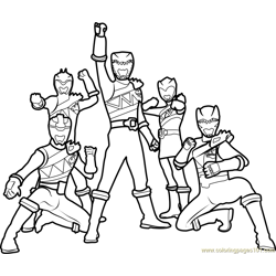 Power rangers coloring pages for kids printable free download