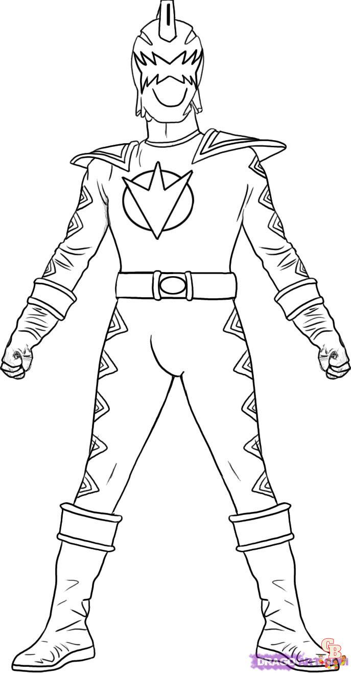 Power rangers coloring pages