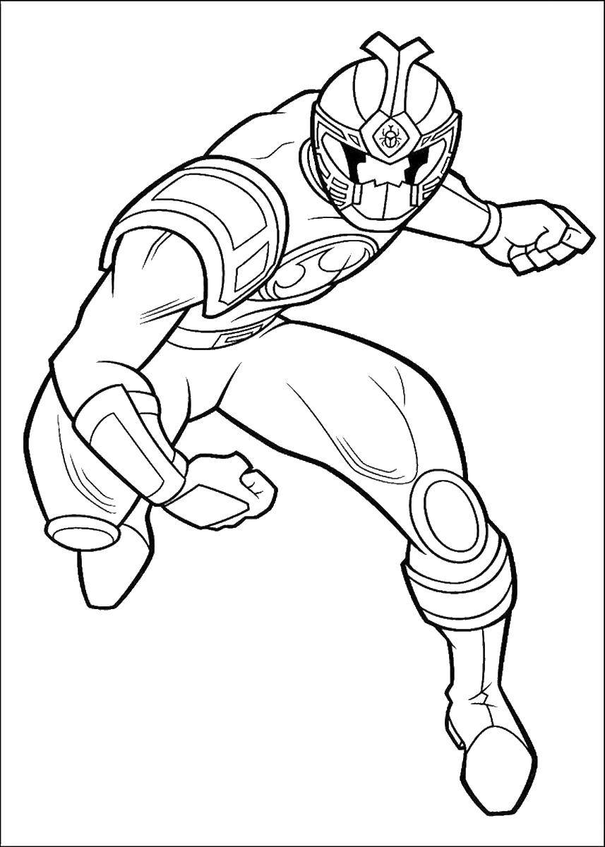 Online coloring pages rangers coloring power rangers the rangers