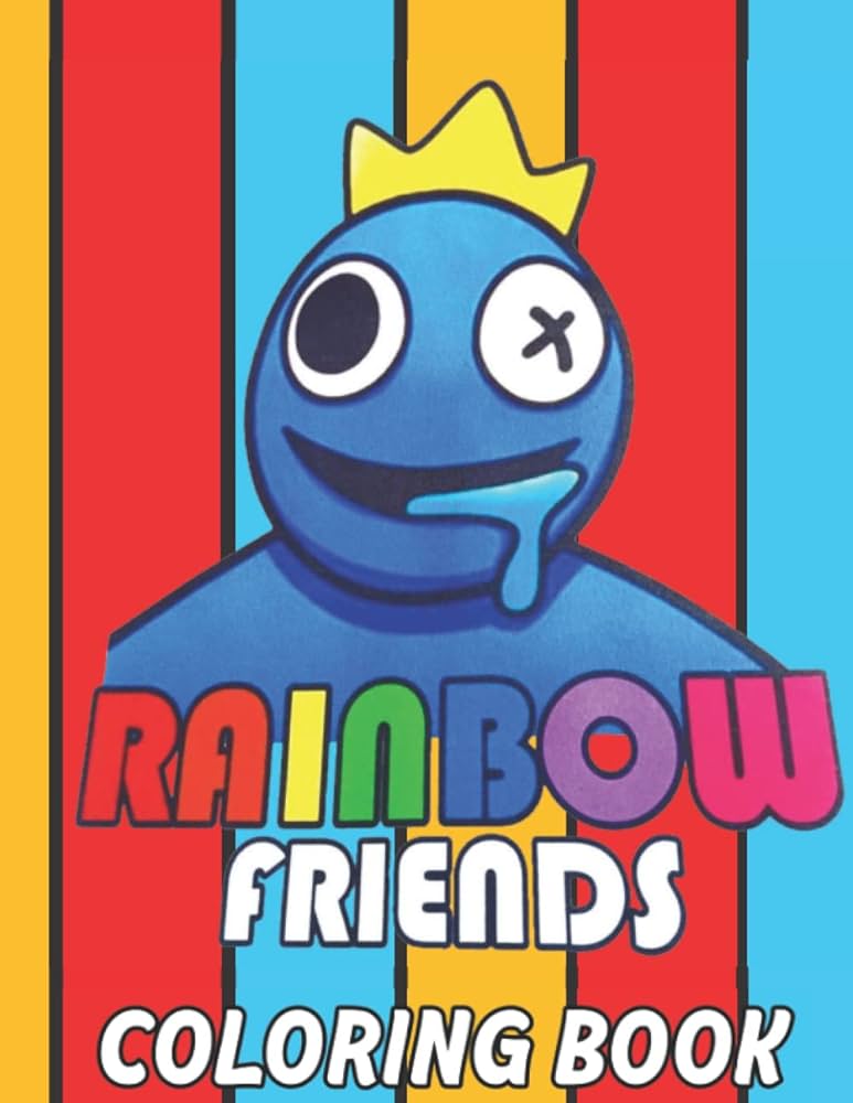 Rainbow friends coloring book more than rainbow friends pages to color including blue rainbow friends red rainbow friends purple rainbow friends orange rainbow friends rainbow friends green rainbow friends