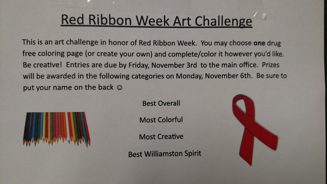 Red ribbon week art contest