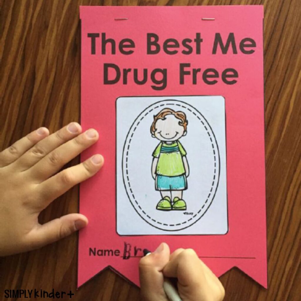 Red ribbon week interactive book