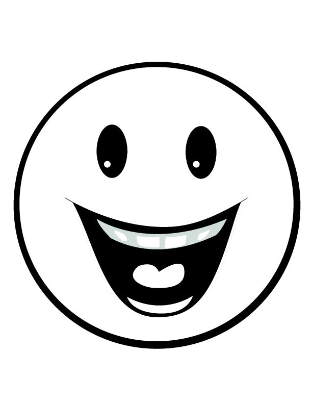 Coloring pages free printable smiley coloring pages