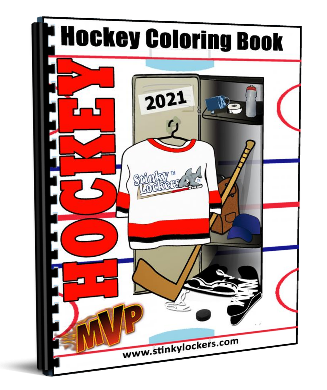 Hockey themed coloring pages