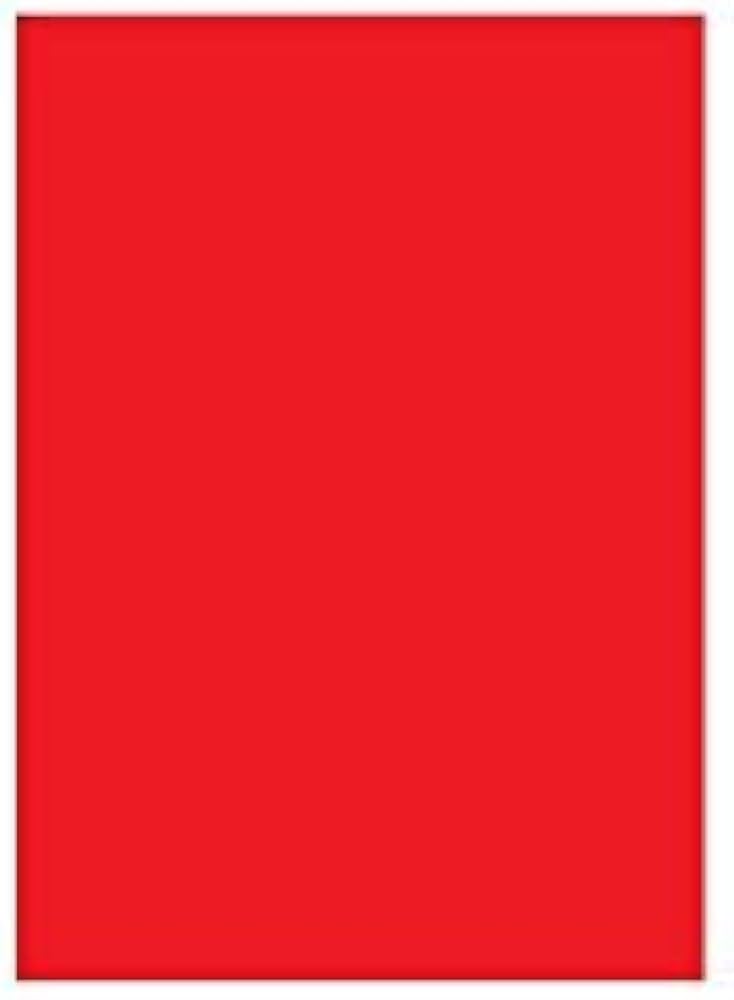 Sharma busessâ a red color sheet for art and craft set of sheets gsm office products