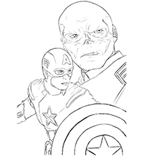 Amazing captain america coloring pages for your little one