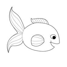 Red fish coloring pages
