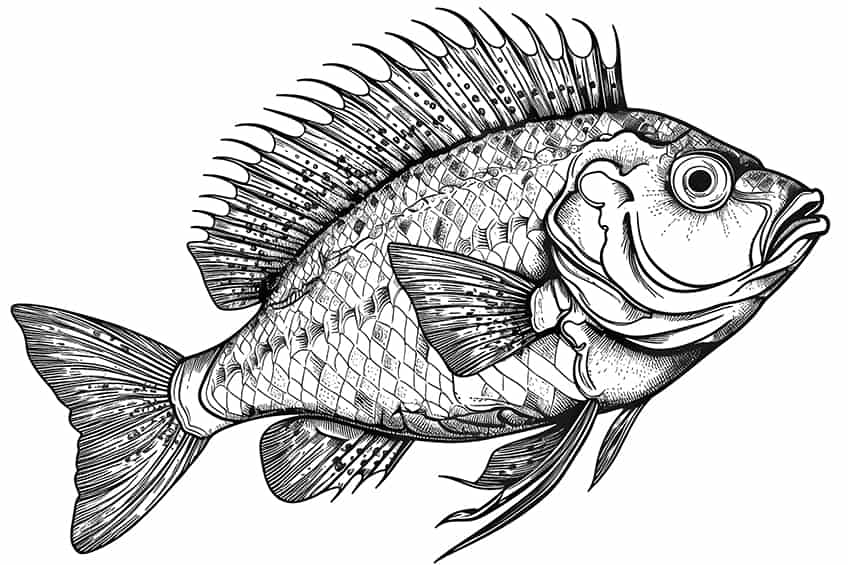 Fish coloring pages