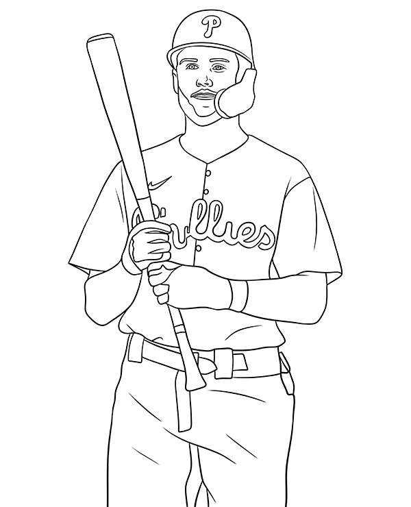 Baseball coloring pages to print mlb